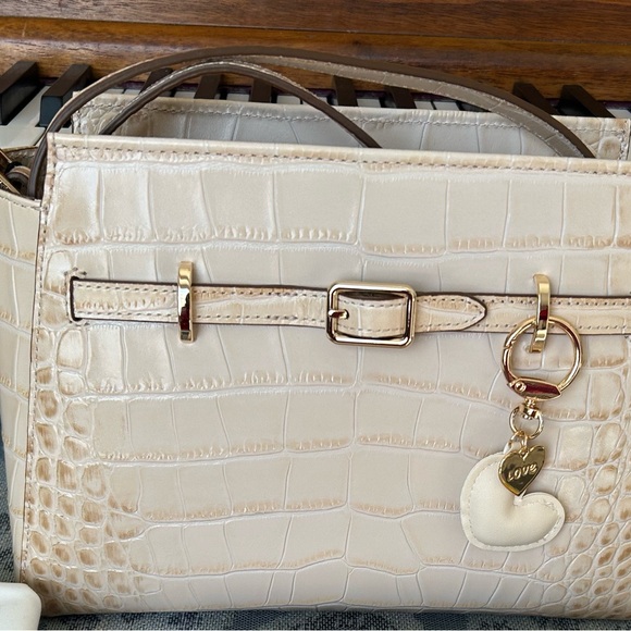 BRAHMIN CLOUD DANCER PAGOSA MATCHING BAG AND WALLET SET - Picture 8 of 12